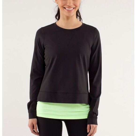 LULULEMON Run Warm Up Crew Size 4 - Picture 1 of 7